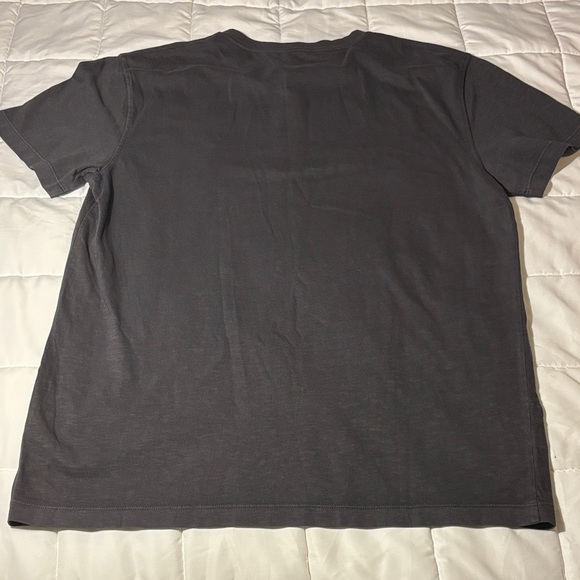 American Eagle charcoal Gray Henley T-Shirt - Picture 8 of 8